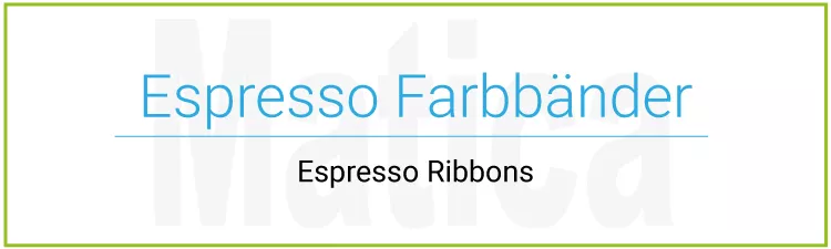 Ribbons for card printer Matica Espresso